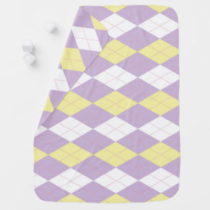 SweetPea Argyle Baby Blanket