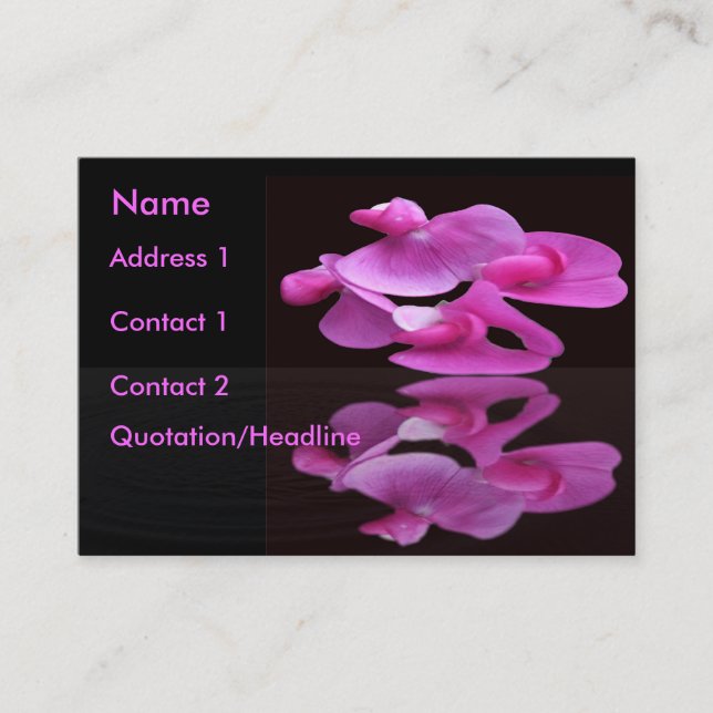 SweetPea Business Card (Front)
