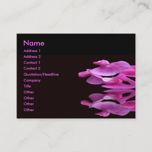 SweetPea Business Card