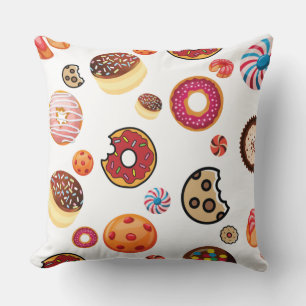 Sweets 1 throw pillow