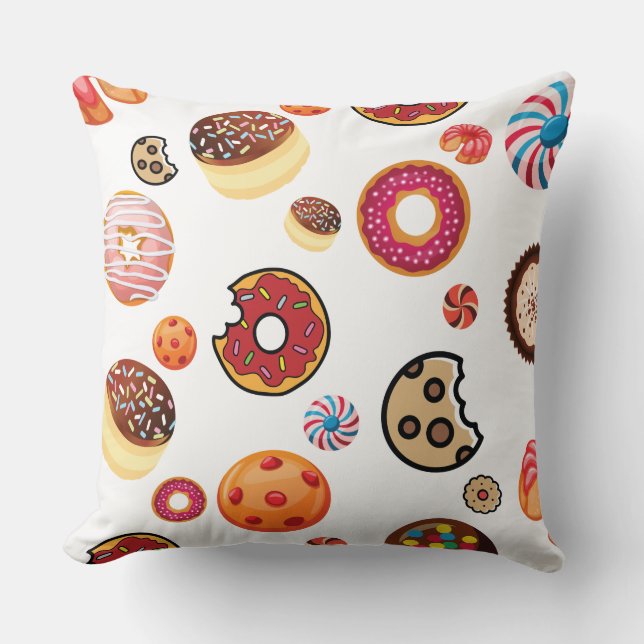 Sweets 1 throw pillow (Front)
