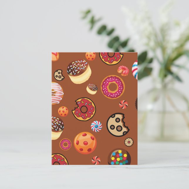Sweets 3 holiday postcard (Standing Front)