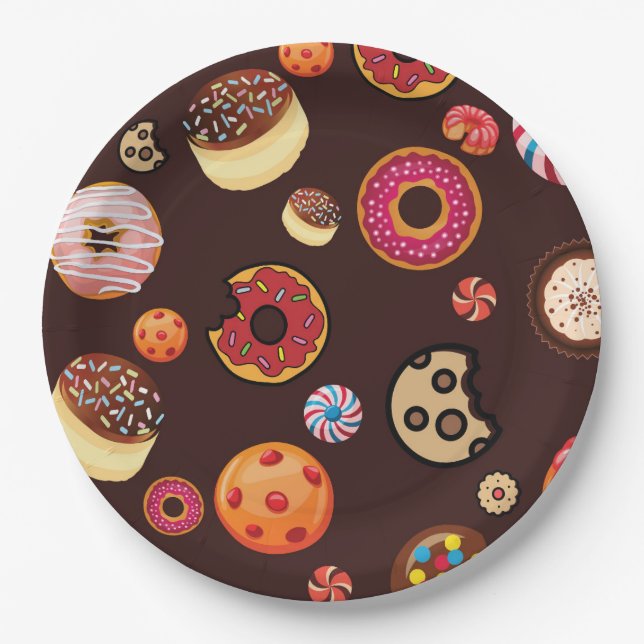 Sweets 4 paper plates (Front)