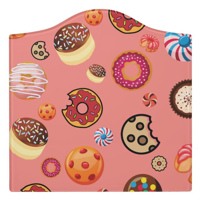 Sweets 5 door sign (Large Crest Front)