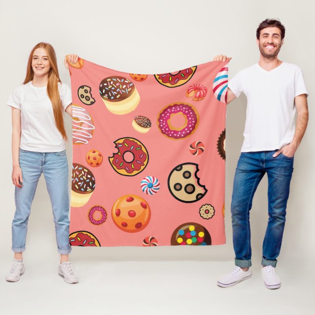 Sweets 5 fleece blanket (In Situ)