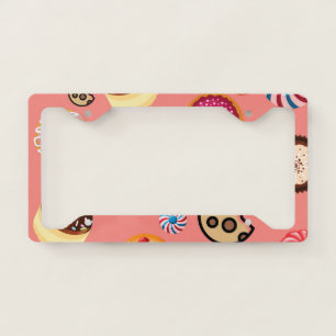 Sweets 5 license plate frame
