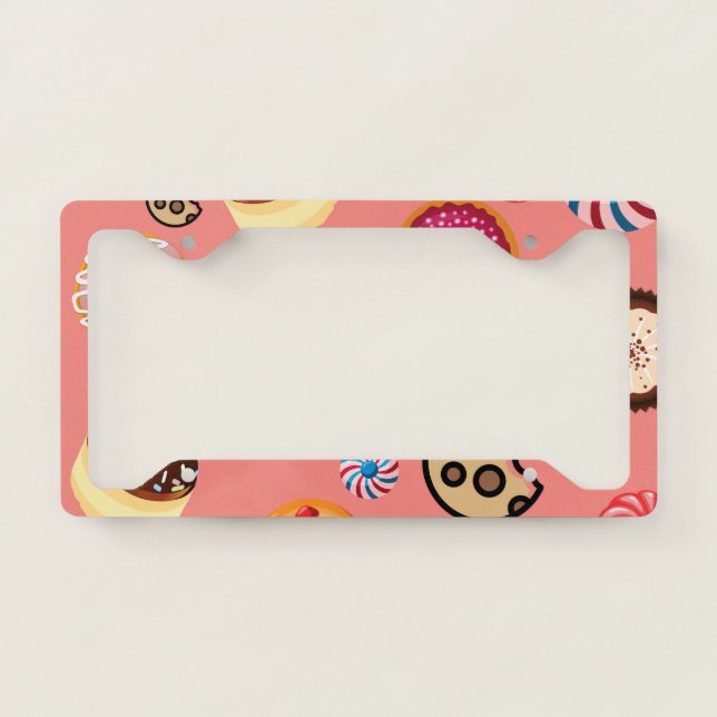 Sweets 5 license plate frame (Front)
