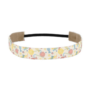 Sweets And Candy Pattern Athletic Headband