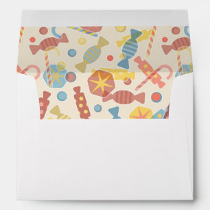 Sweets And Candy Pattern Envelope