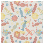 Sweets And Candy Pattern Fabric