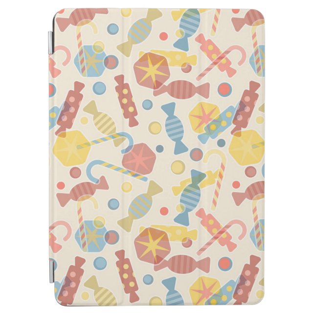 Sweets And Candy Pattern iPad Air Cover (Front)