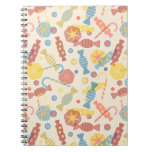 Sweets And Candy Pattern Notebook