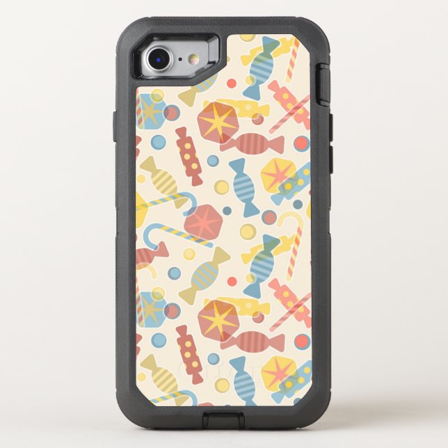 Sweets And Candy Pattern Otterbox iPhone Case (Back)