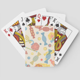 Sweets And Candy Pattern Poker Cards