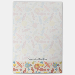 Sweets And Candy Pattern Post-it Notes