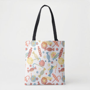 Sweets And Candy Pattern Tote Bag