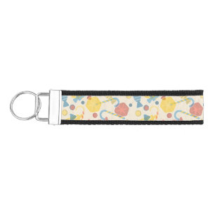 Sweets And Candy Pattern Wrist Keychain