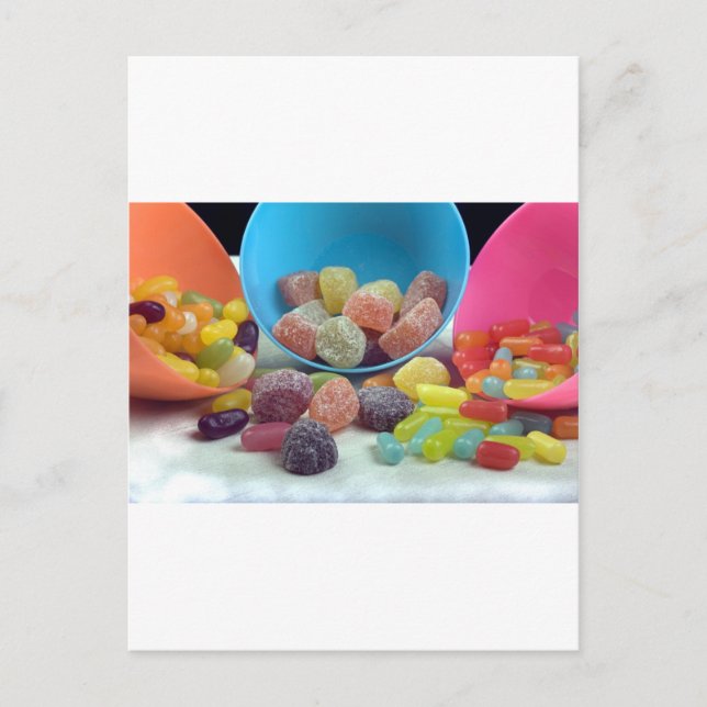 Sweets and candy postcard (Front)