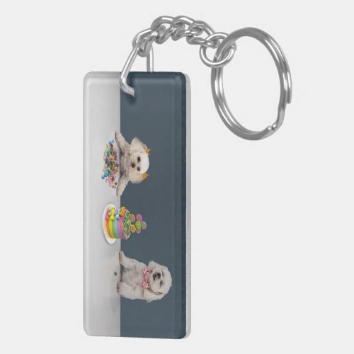 Sweets and Pups Keychain