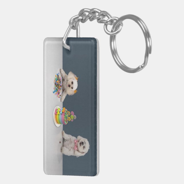 Sweets and Pups Keychain (Back Right)