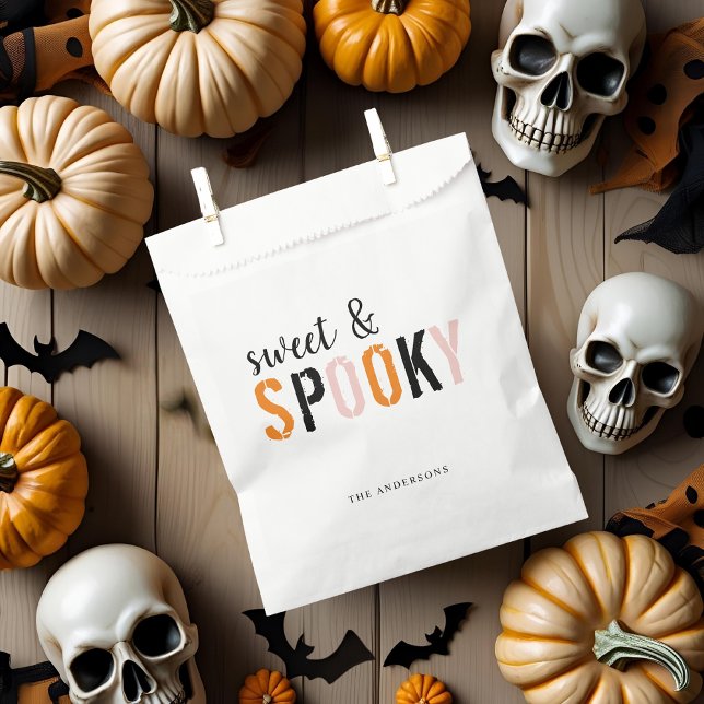 Sweets and Spooky Treats | Happy Halloween Favor Bag (Creator Uploaded)
