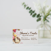 Sweets and Treats Candy Maker Business Card (Standing Front)