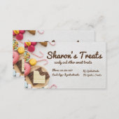 Sweets and Treats Candy Maker Business Card (Front/Back)