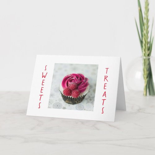 SWEETS AND TREATS FOR YOUR BIRTHDAY CARD