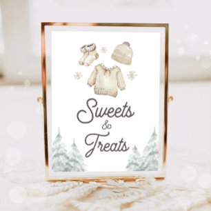 Sweets and Treats Winter Baby It's Cold Outside Poster
