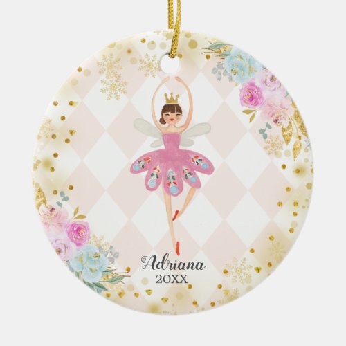 Sweets Ballerina Nutcracker ornament Girl