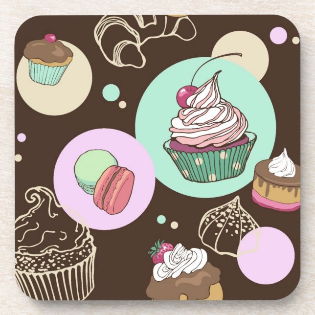 Sweets Beverage Coaster (Front)