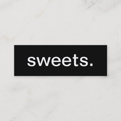 Sweets Business Card