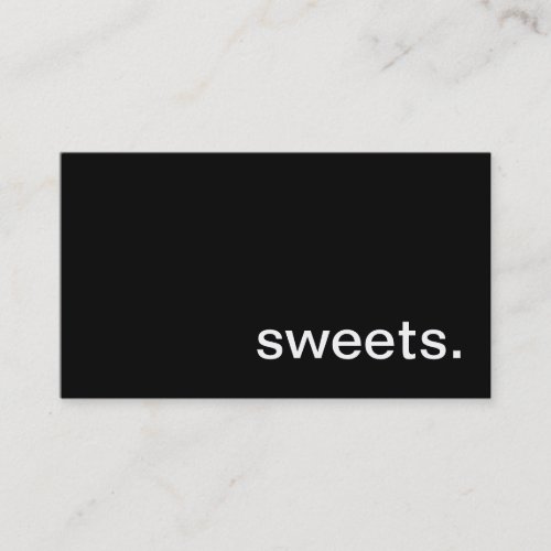 Sweets Business Card