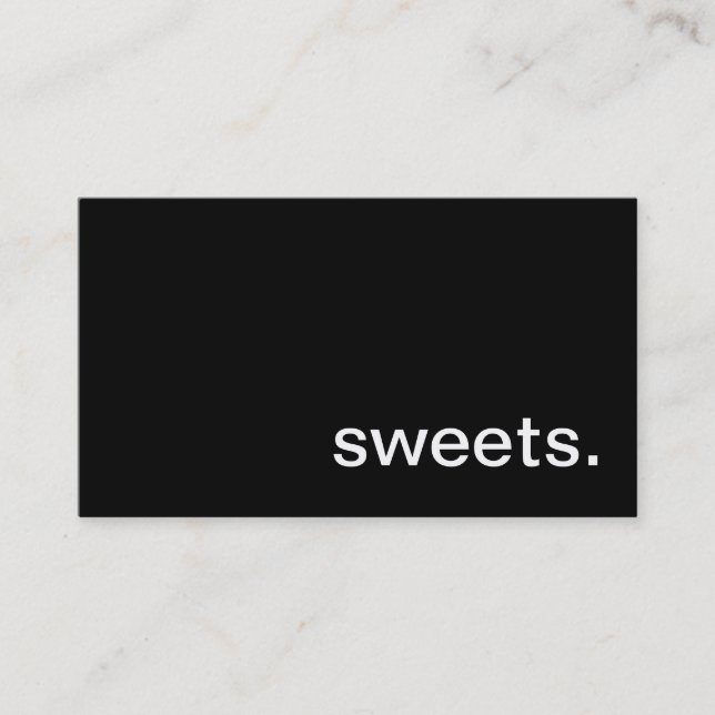 Sweets Business Card (Front)