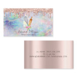 Sweets Cupcake Rose Gold Drips Opal Bakery Business Card Sweets Cupcake Rose Gold Drips Opal Bakery Business Card