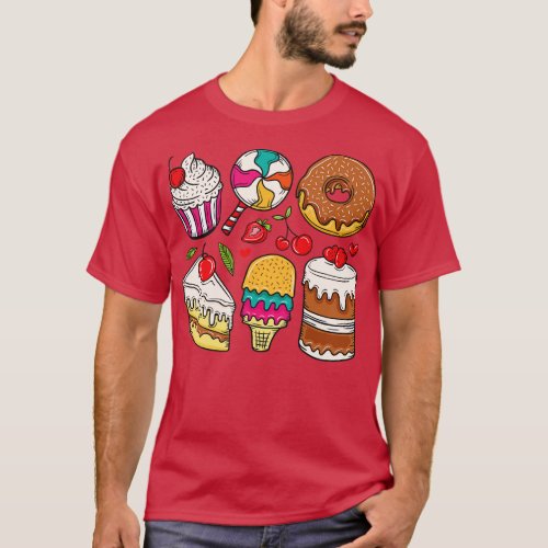 Sweets Dessert Collection T_Shirt