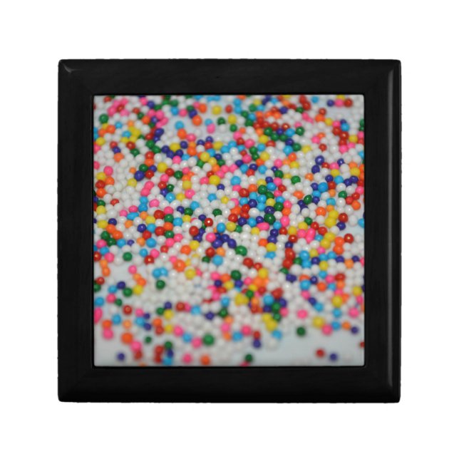 Sweets Dessert Rainbow Pattern Cake Cupcake Art Gift Box (Front)