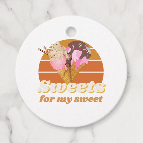 Sweets for my sweet favor tags