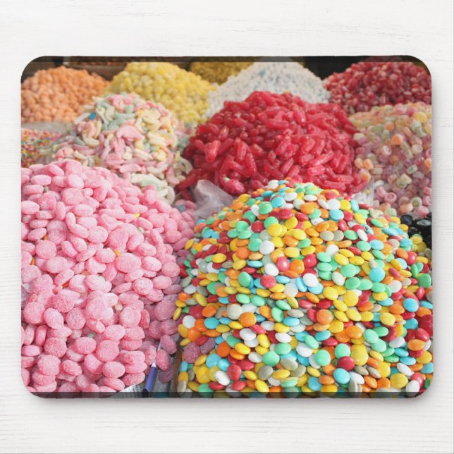 Sweets in Bazaar - Damascus, Syria Mouse Pad (Front)