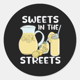 Sweets in the Streets lemonade crew kids lemonade  Classic Round Sticker