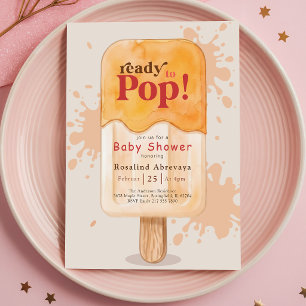 Sweets Ready to Pop Popsicle Baby Shower Invitation