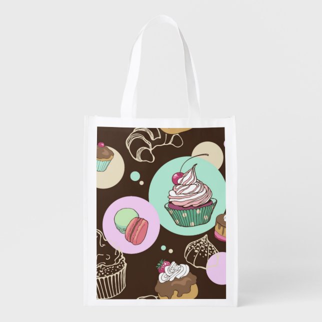 Sweets Reusable Grocery Bag (Front)