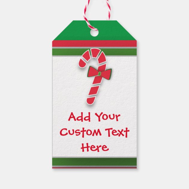 Sweets To The Sweet Christmas Candy Canes Tags