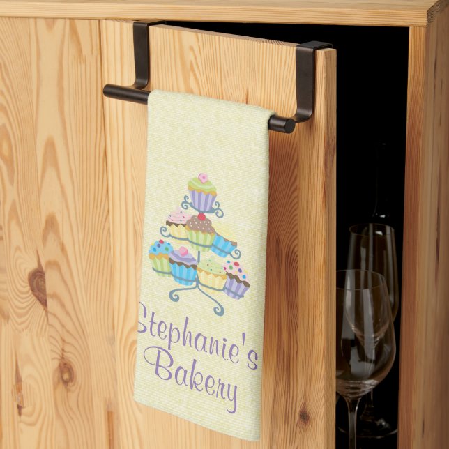 Sweets & Treats Bakery - Personalized Kitchen Towel (Thirds Fold)