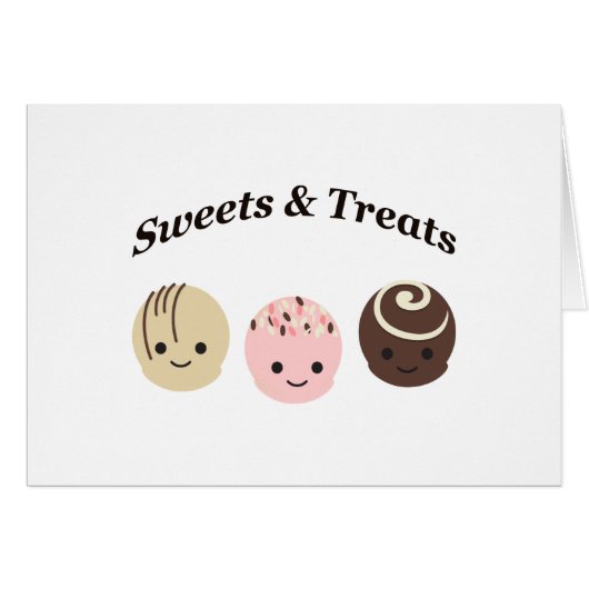 Sweets & Treats! Chocolates Cards (Front Horizontal)