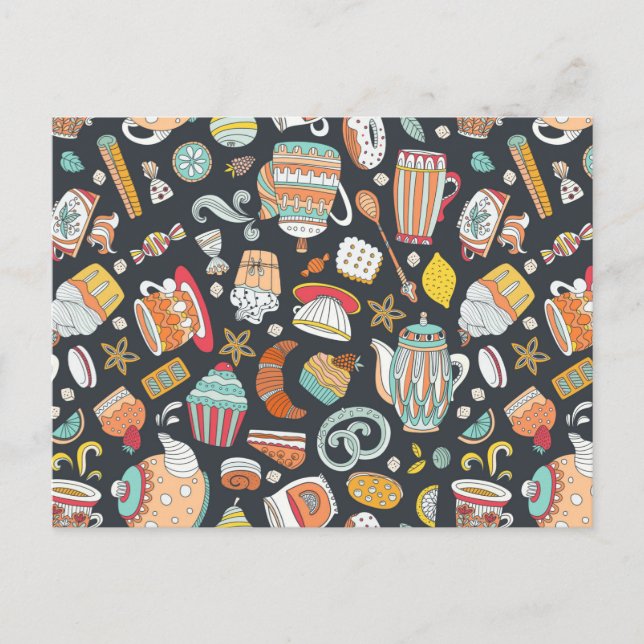 Sweets & Treats Deserts Postcard (Front)