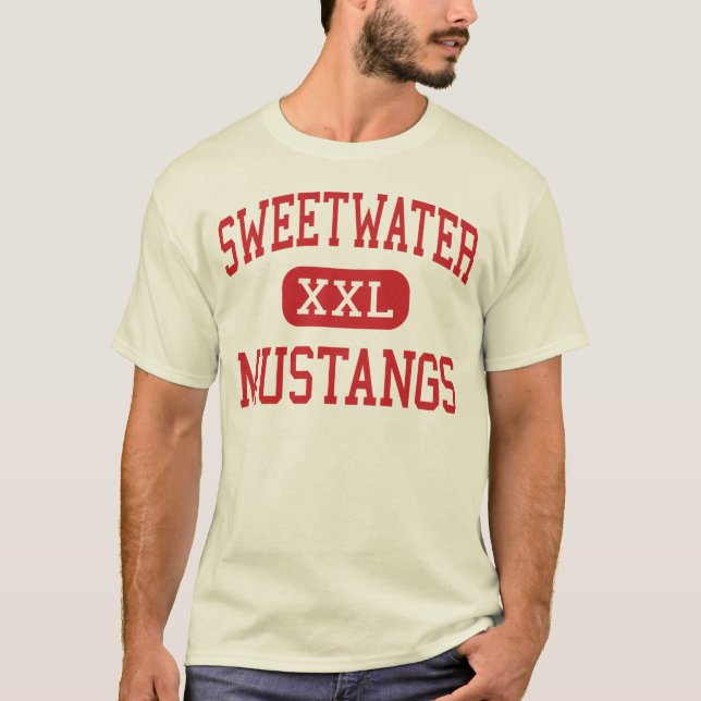 Sweetwater - Mustangs - Middle - Sweetwater Texas T-Shirt (Front)
