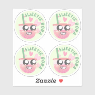 Sweety Boba- Pack of 4 Sticker