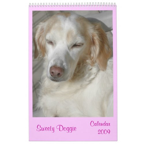 Sweety Doggie 2009 Calendar