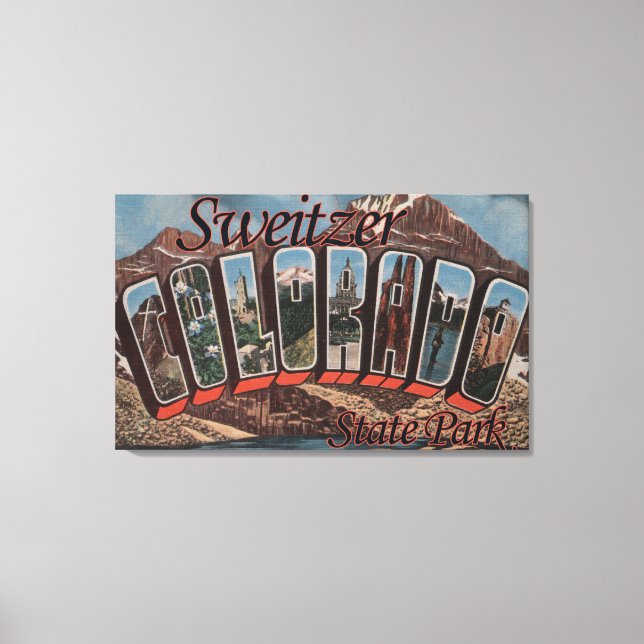 Sweitzer State Park, Colorado Canvas Print (Front)
